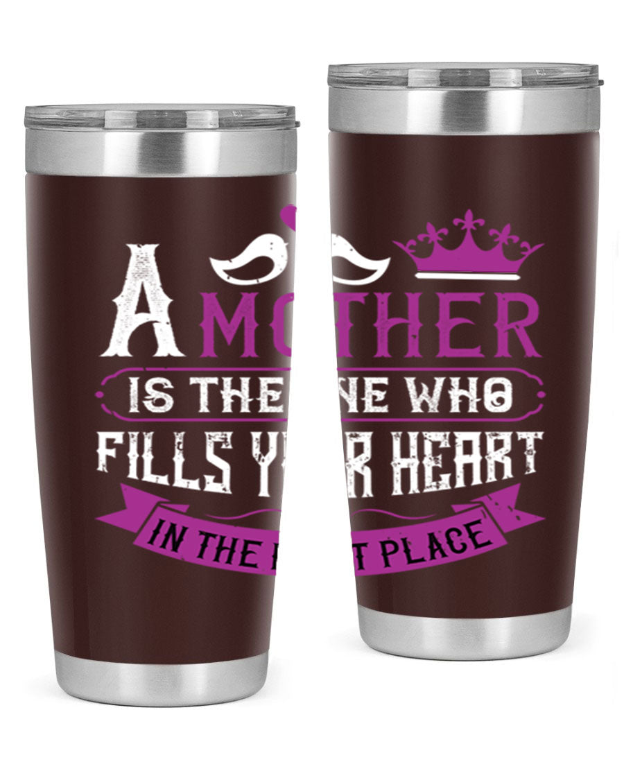 A stylish 20oz and 30oz stainless steel tumbler with a heartfelt Mother's Day design, perfect for keeping drinks hot or cold.