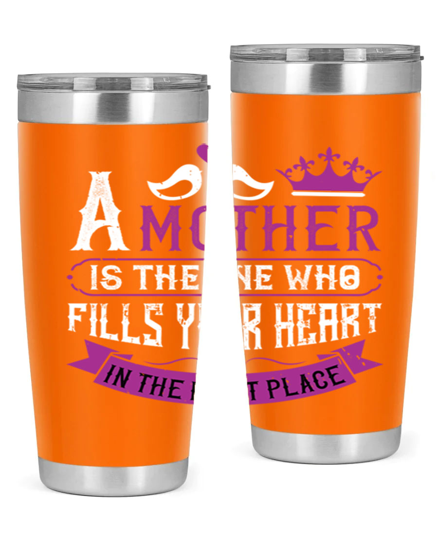 A stylish 20oz and 30oz stainless steel tumbler with a heartfelt Mother's Day design, perfect for keeping drinks hot or cold.
