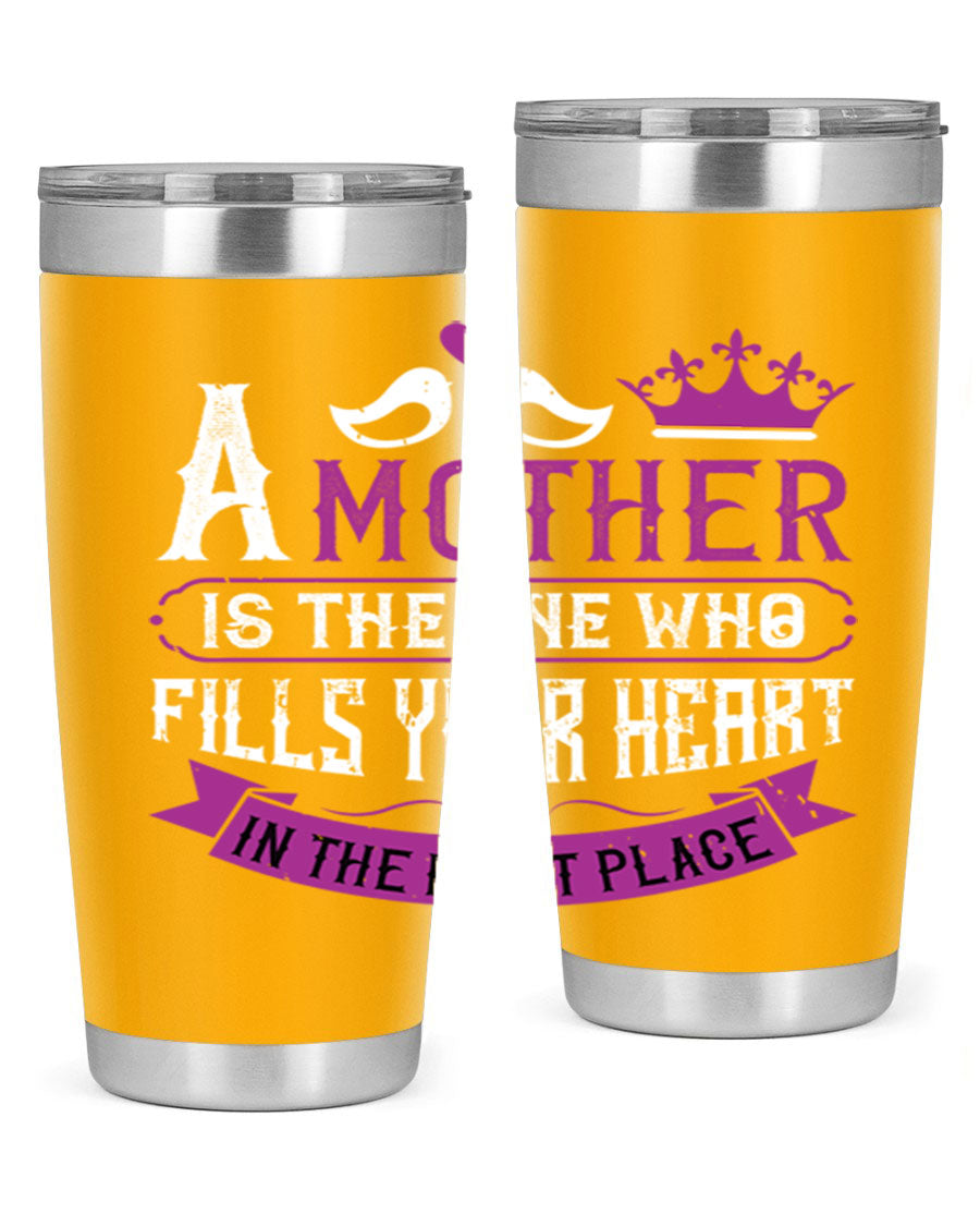 A stylish 20oz and 30oz stainless steel tumbler with a heartfelt Mother's Day design, perfect for keeping drinks hot or cold.