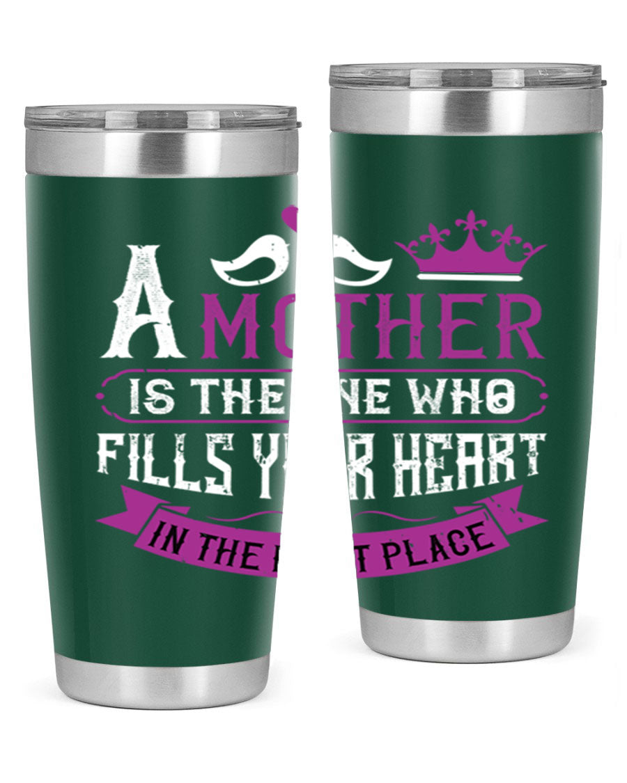 A stylish 20oz and 30oz stainless steel tumbler with a heartfelt Mother's Day design, perfect for keeping drinks hot or cold.