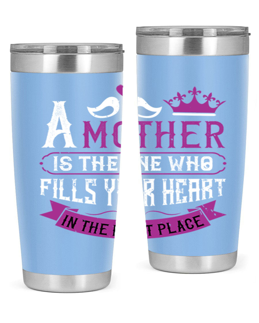 A stylish 20oz and 30oz stainless steel tumbler with a heartfelt Mother's Day design, perfect for keeping drinks hot or cold.