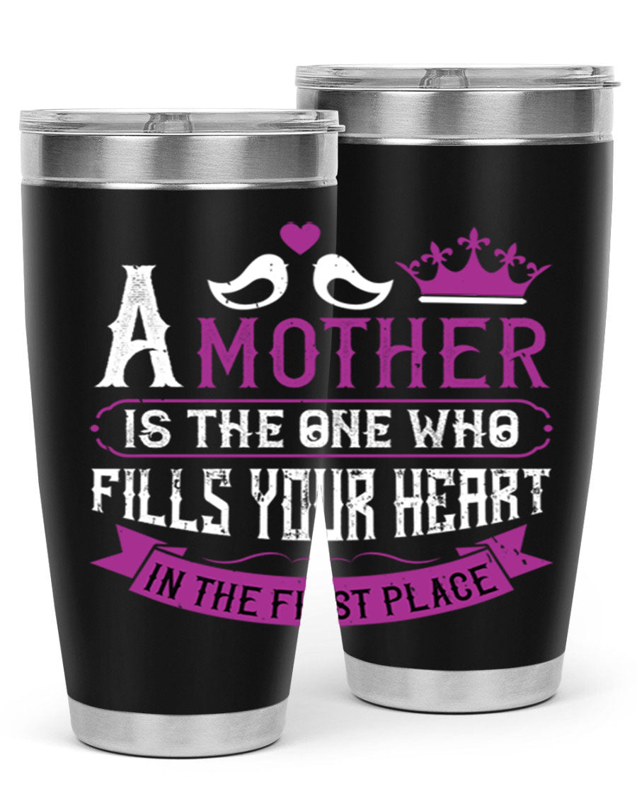 A stylish 20oz and 30oz stainless steel tumbler with a heartfelt Mother's Day design, perfect for keeping drinks hot or cold.