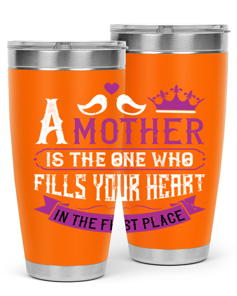 A stylish 20oz and 30oz stainless steel tumbler with a heartfelt Mother's Day design, perfect for keeping drinks hot or cold.