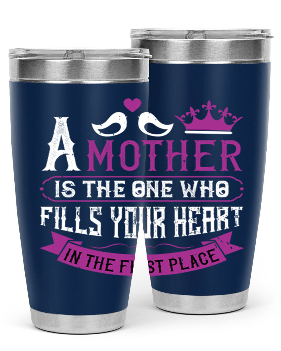 A stylish 20oz and 30oz stainless steel tumbler with a heartfelt Mother's Day design, perfect for keeping drinks hot or cold.