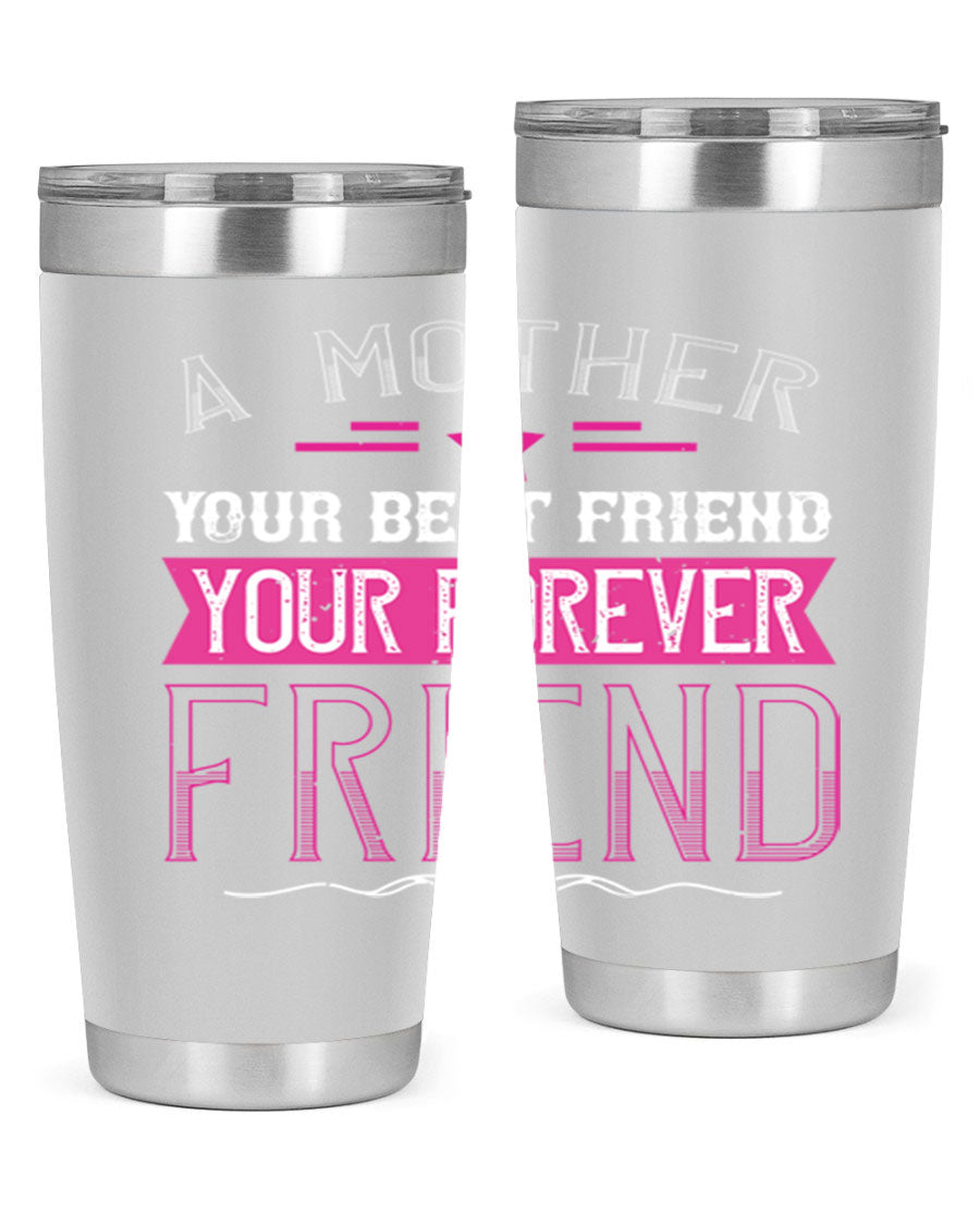Stylish stainless steel tumbler featuring a heartfelt message about mothers, available in 20oz and 30oz sizes.