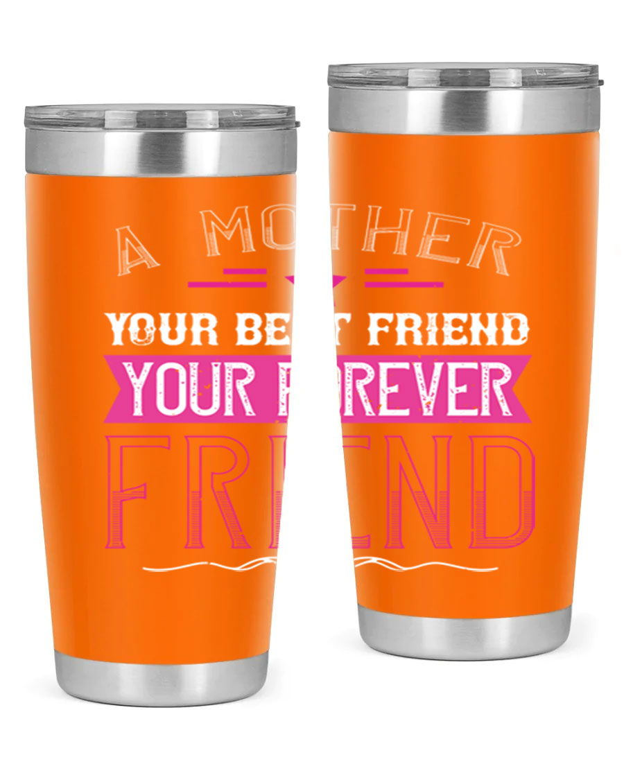 Stylish stainless steel tumbler featuring a heartfelt message about mothers, available in 20oz and 30oz sizes.