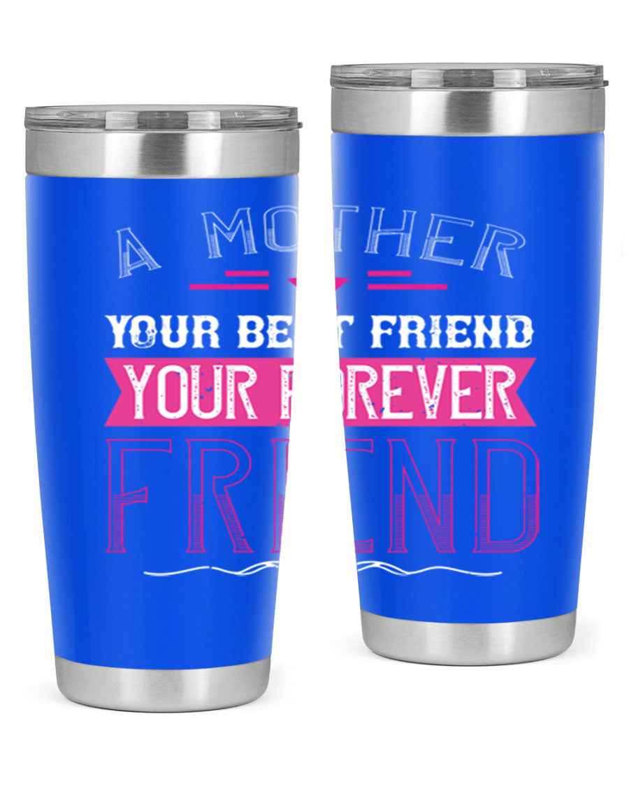 Stylish stainless steel tumbler featuring a heartfelt message about mothers, available in 20oz and 30oz sizes.