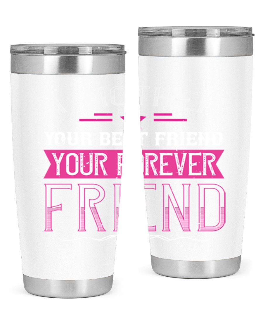 Stylish stainless steel tumbler featuring a heartfelt message about mothers, available in 20oz and 30oz sizes.