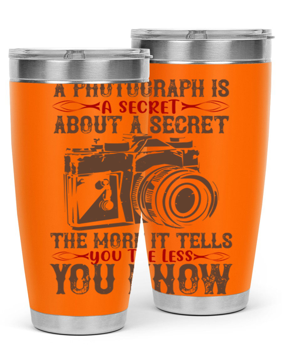 A stylish 20oz and 30oz stainless steel tumbler featuring double wall vacuum insulation, designed to keep drinks hot or cold for hours.