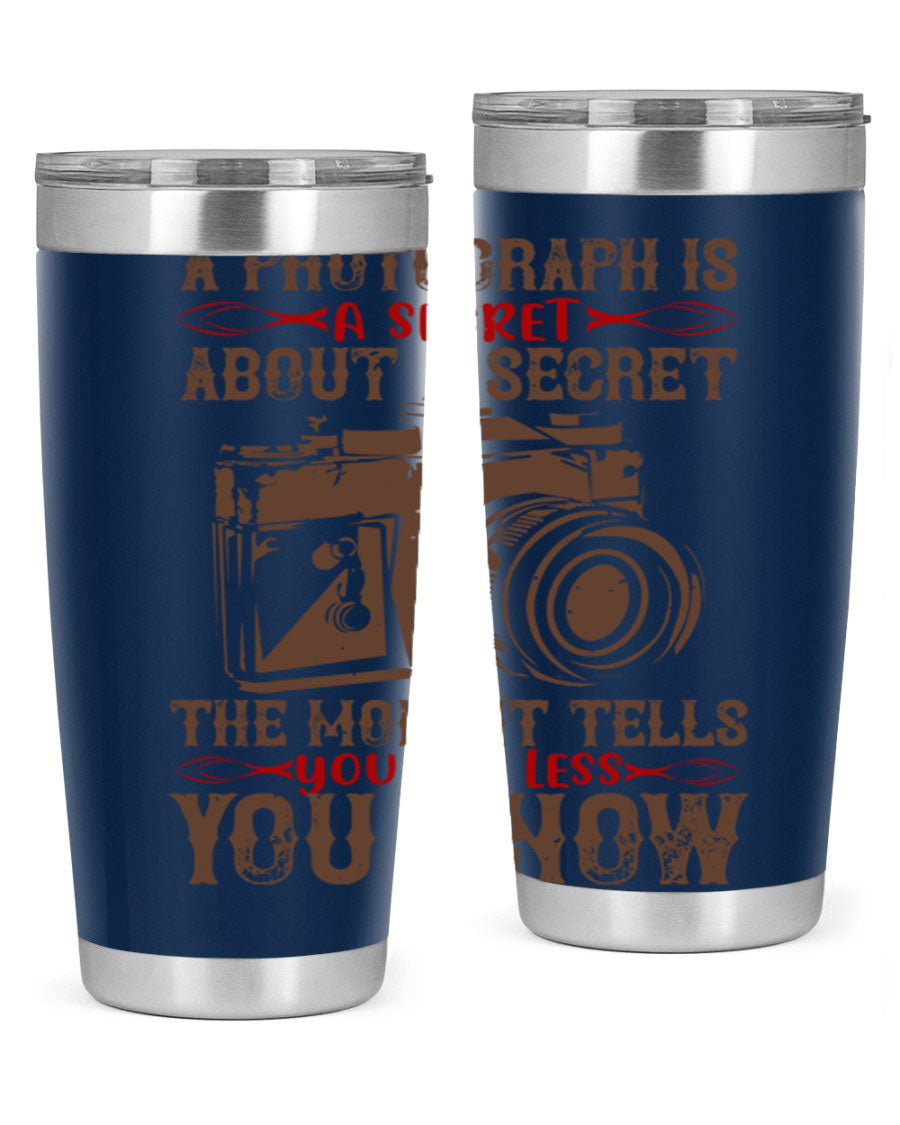 A stylish 20oz and 30oz stainless steel tumbler featuring double wall vacuum insulation, designed to keep drinks hot or cold for hours.