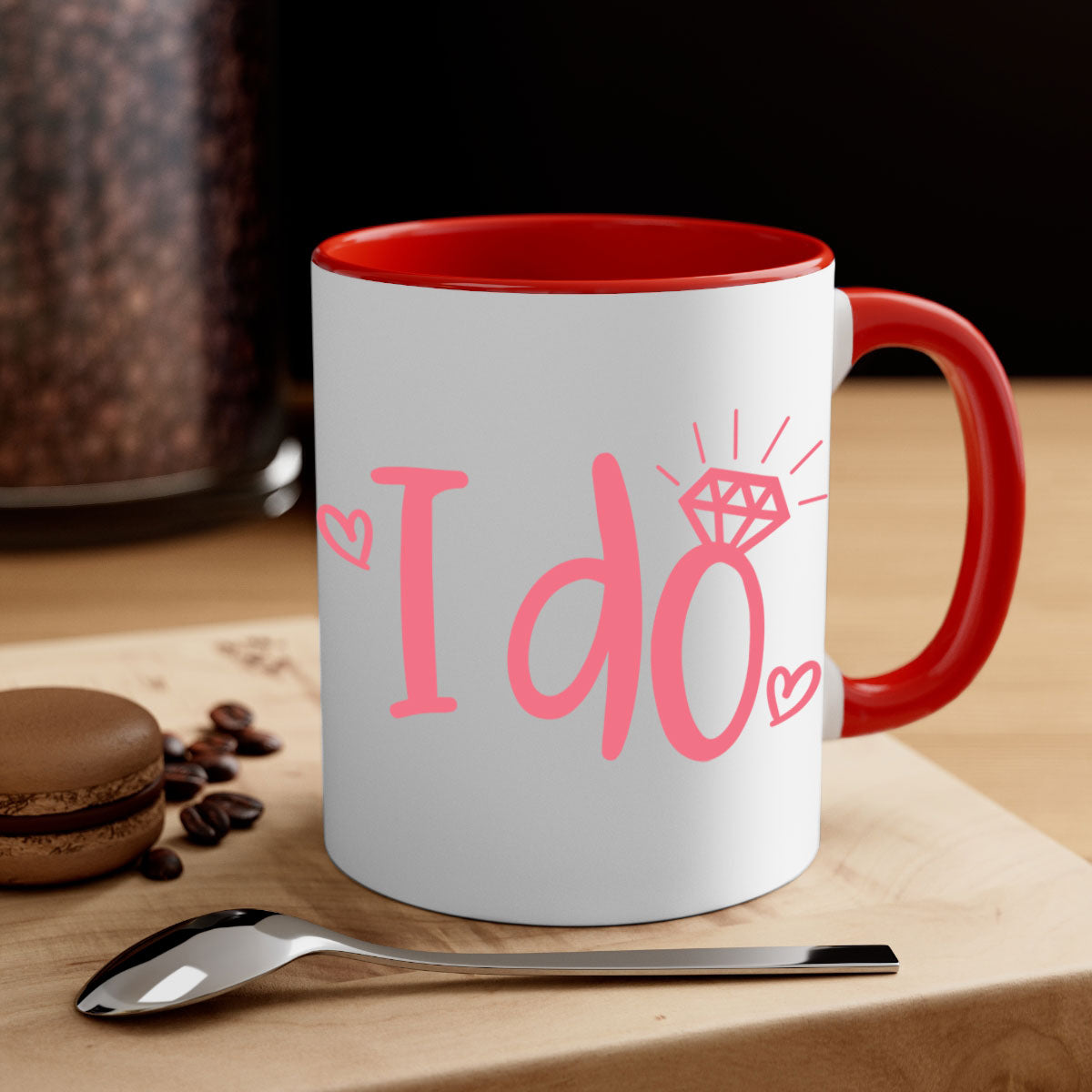 AFMIDo 154# Mug featuring a two-tone design with a colored handle and glossy finish, available in multiple colors.