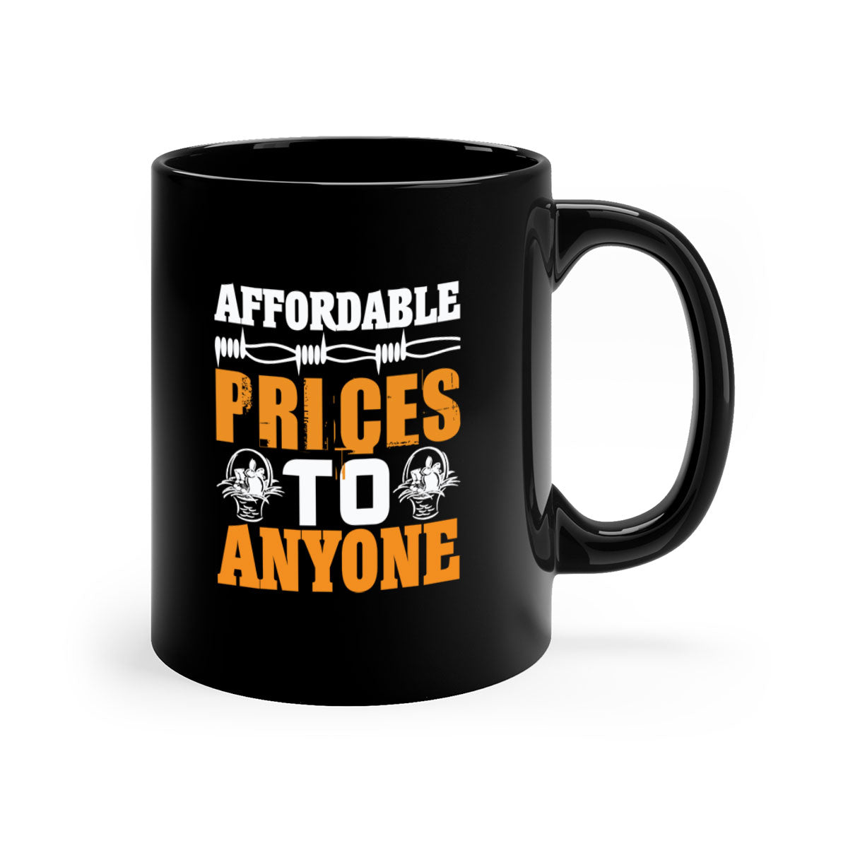 Affordable Style 3# Mug featuring a glossy finish, colored handle, and interior in five vibrant colors, available in two sizes.
