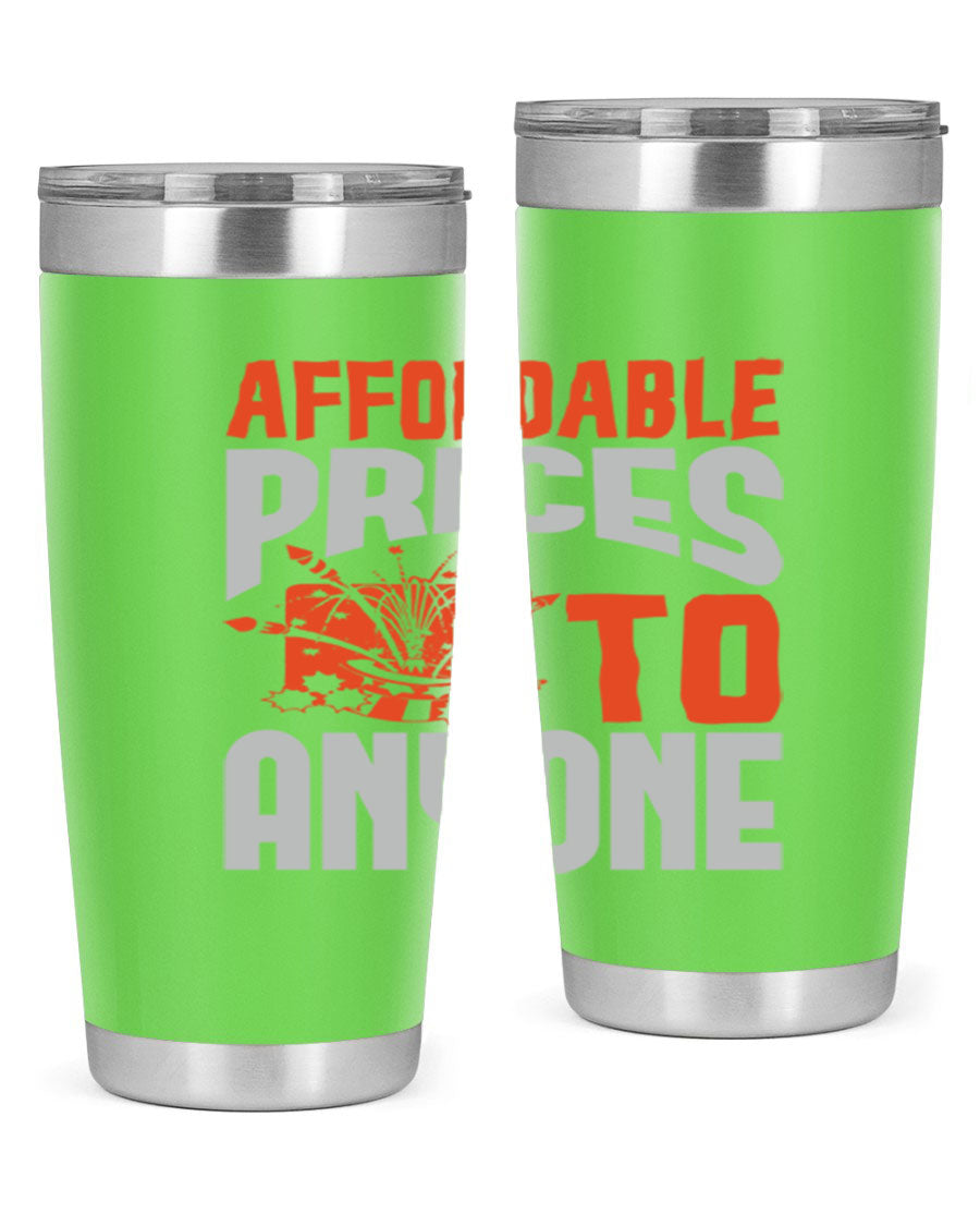 Affordable Style 4# Tumbler in stainless steel with a drink-thru lid, showcasing its sleek design and double wall vacuum insulation.