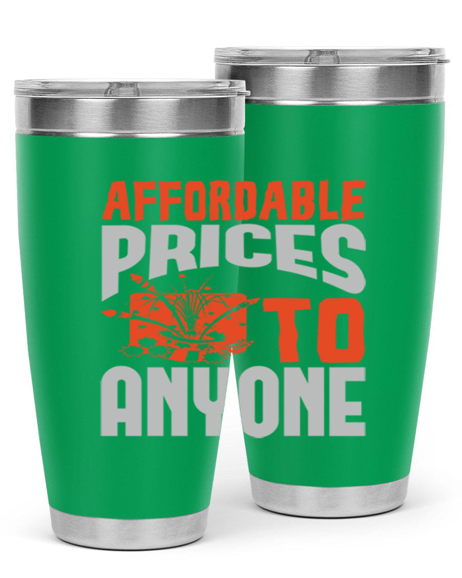 Affordable Style 4# Tumbler in stainless steel with a drink-thru lid, showcasing its sleek design and double wall vacuum insulation.