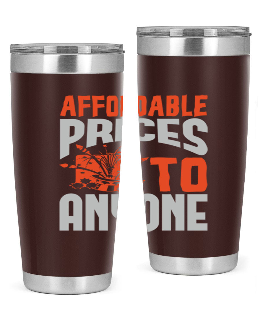 Affordable Style 4# Tumbler in stainless steel with a drink-thru lid, showcasing its sleek design and double wall vacuum insulation.