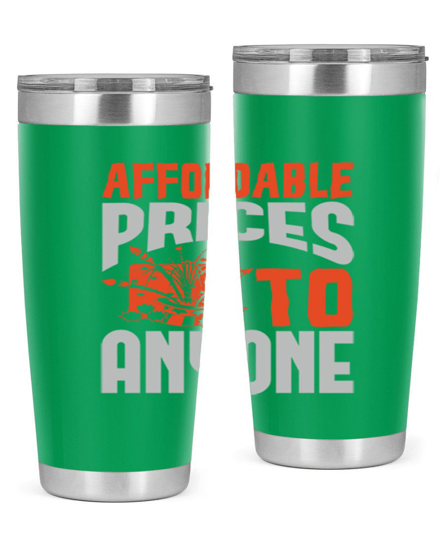 Affordable Style 4# Tumbler in stainless steel with a drink-thru lid, showcasing its sleek design and double wall vacuum insulation.