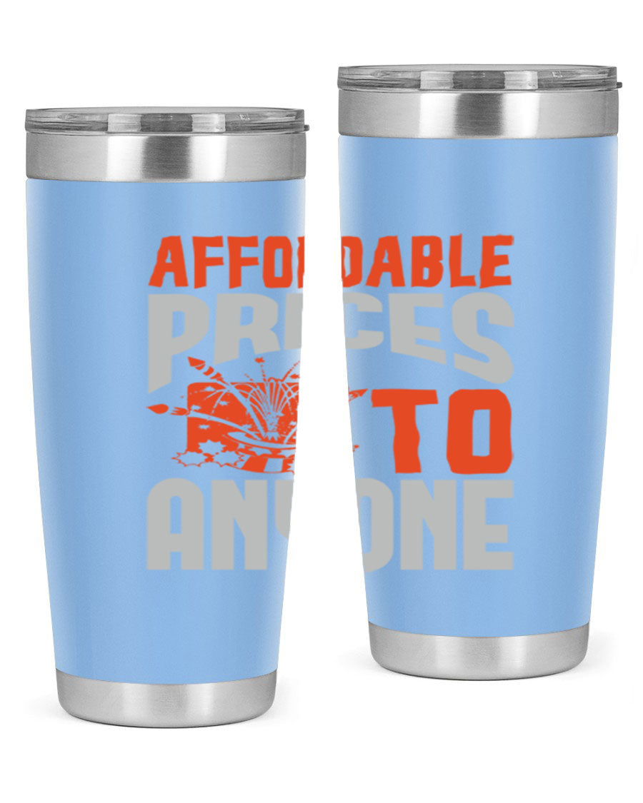 Affordable Style 4# Tumbler in stainless steel with a drink-thru lid, showcasing its sleek design and double wall vacuum insulation.