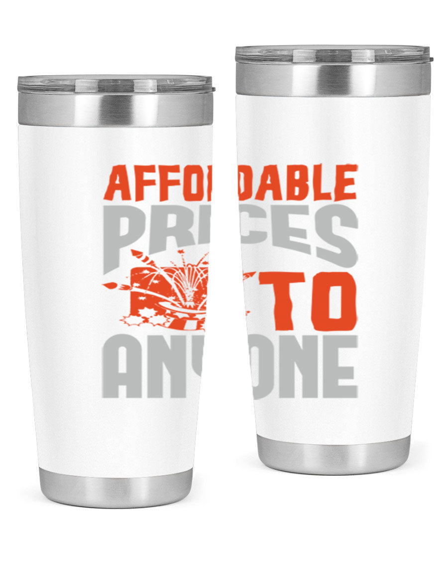 Affordable Style 4# Tumbler in stainless steel with a drink-thru lid, showcasing its sleek design and double wall vacuum insulation.