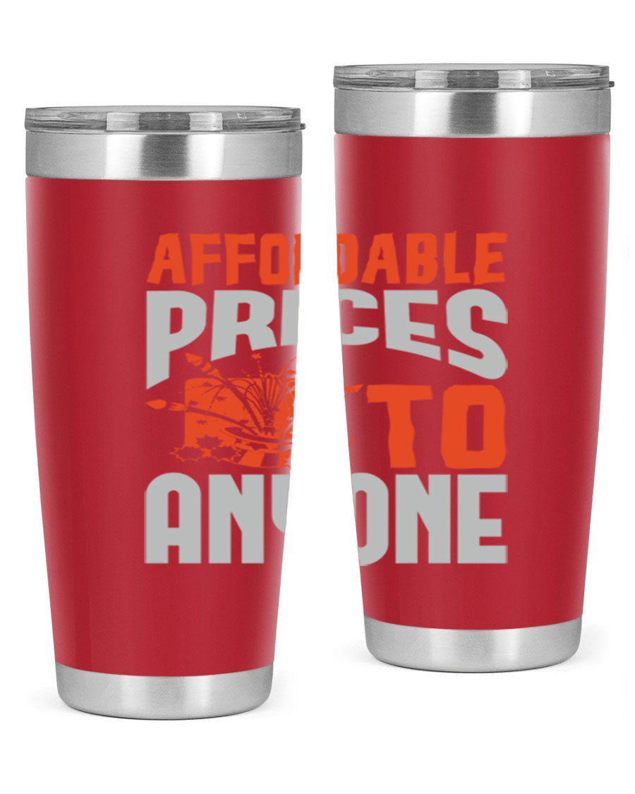 Affordable Style 4# Tumbler in stainless steel with a drink-thru lid, showcasing its sleek design and double wall vacuum insulation.