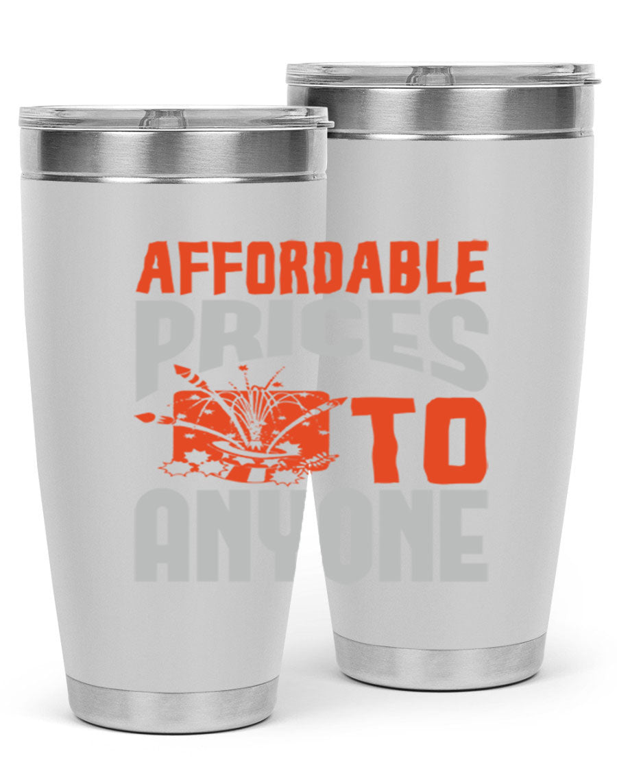 Affordable Style 4# Tumbler in stainless steel with a drink-thru lid, showcasing its sleek design and double wall vacuum insulation.