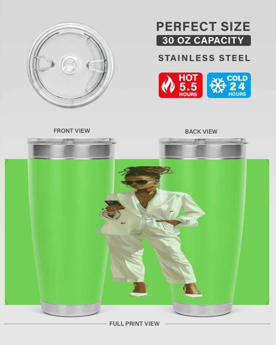 Stylish African American girl cotton tank top displayed on a mannequin, showcasing its vibrant color and comfortable fit.