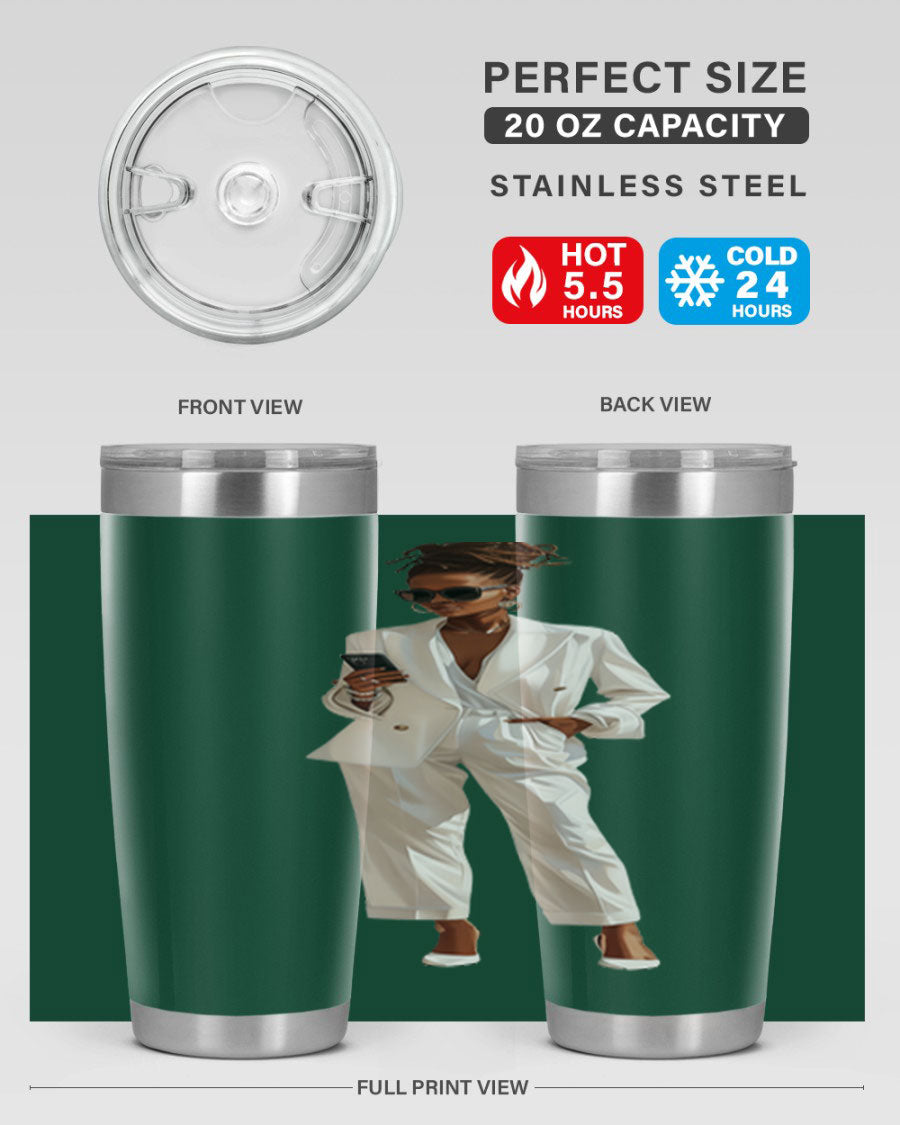 Stylish African American girl cotton tank top displayed on a mannequin, showcasing its vibrant color and comfortable fit.