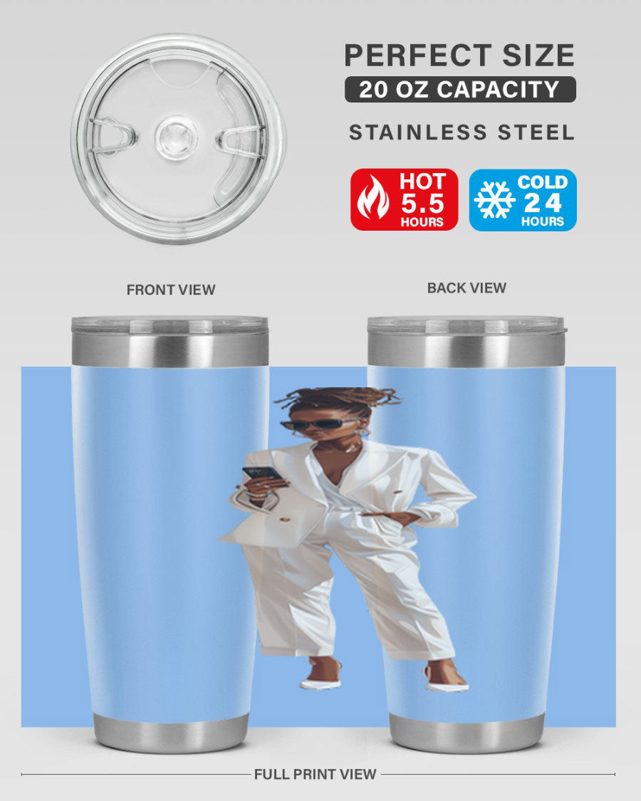 Stylish African American girl cotton tank top displayed on a mannequin, showcasing its vibrant color and comfortable fit.