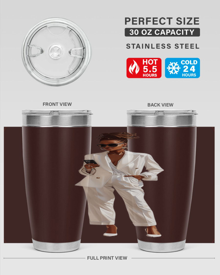 Stylish African American girl cotton tank top displayed on a mannequin, showcasing its vibrant color and comfortable fit.