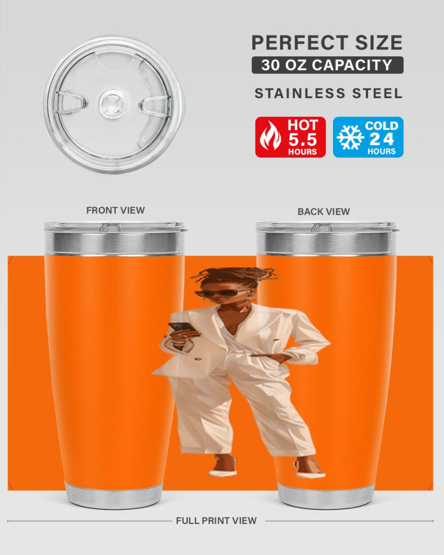 Stylish African American girl cotton tank top displayed on a mannequin, showcasing its vibrant color and comfortable fit.