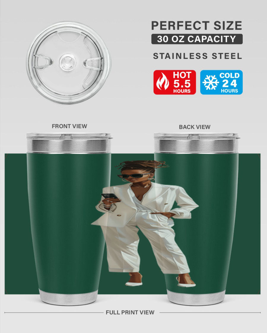 Stylish African American girl cotton tank top displayed on a mannequin, showcasing its vibrant color and comfortable fit.