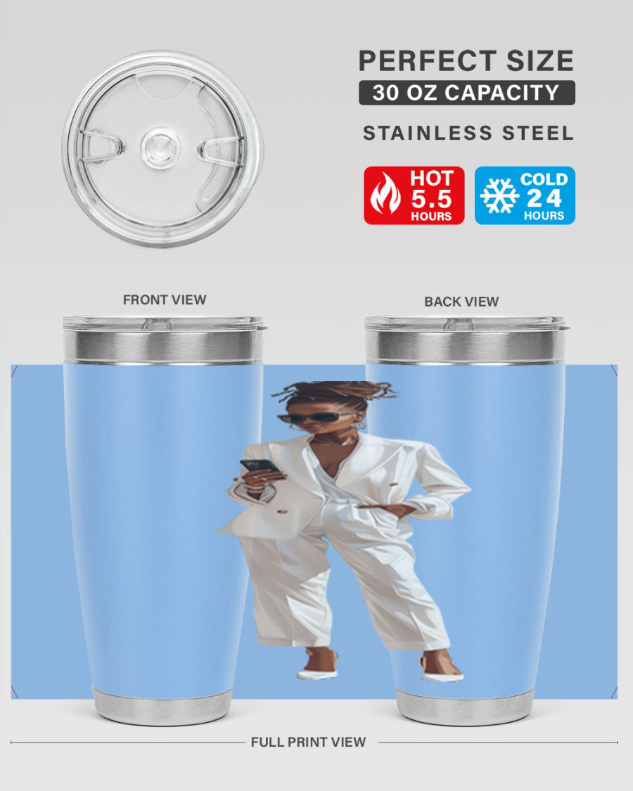 Stylish African American girl cotton tank top displayed on a mannequin, showcasing its vibrant color and comfortable fit.