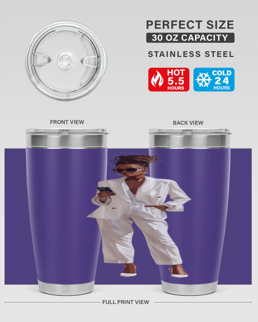 Stylish African American girl cotton tank top displayed on a mannequin, showcasing its vibrant color and comfortable fit.