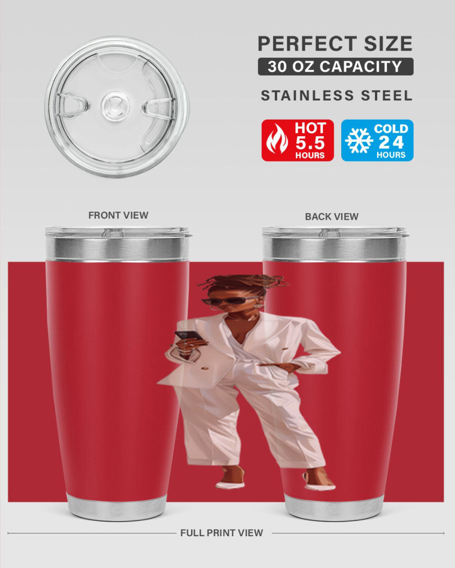 Stylish African American girl cotton tank top displayed on a mannequin, showcasing its vibrant color and comfortable fit.