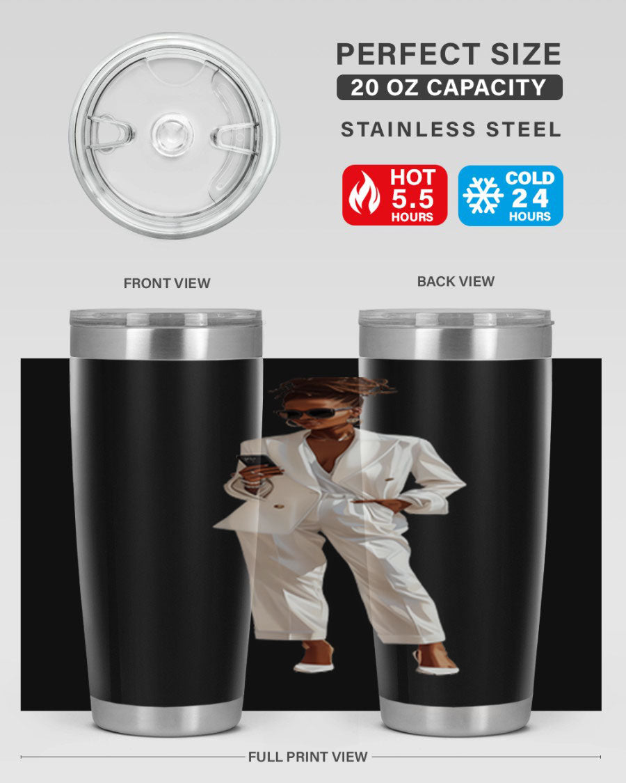 Stylish African American girl cotton tank top displayed on a mannequin, showcasing its vibrant color and comfortable fit.