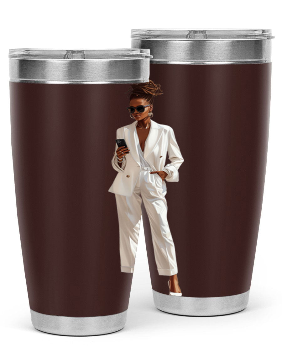 Stylish African American girl cotton tank top displayed on a mannequin, showcasing its vibrant color and comfortable fit.