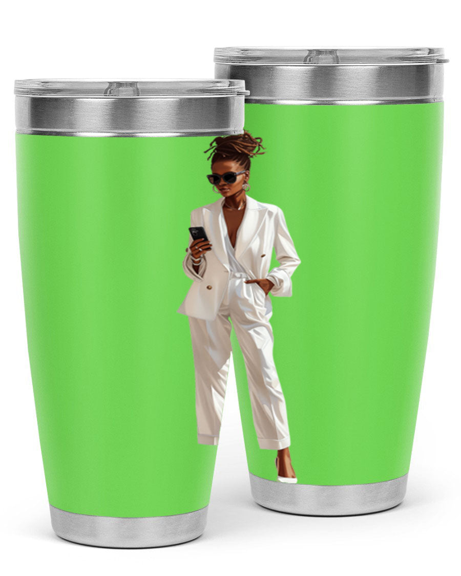 Stylish African American girl cotton tank top displayed on a mannequin, showcasing its vibrant color and comfortable fit.