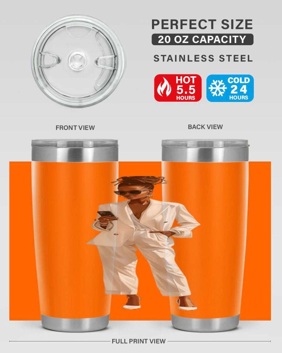 Stylish African American girl cotton tank top displayed on a mannequin, showcasing its vibrant color and comfortable fit.