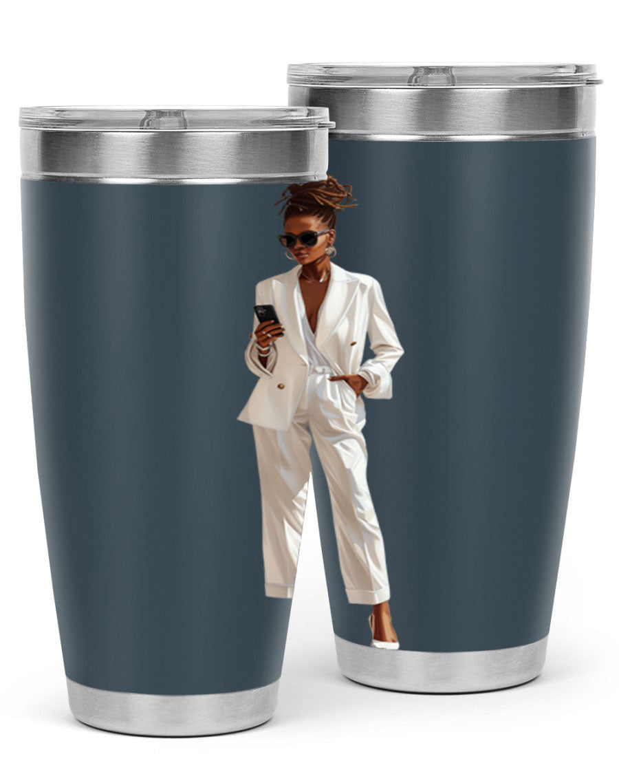 Stylish African American girl cotton tank top displayed on a mannequin, showcasing its vibrant color and comfortable fit.