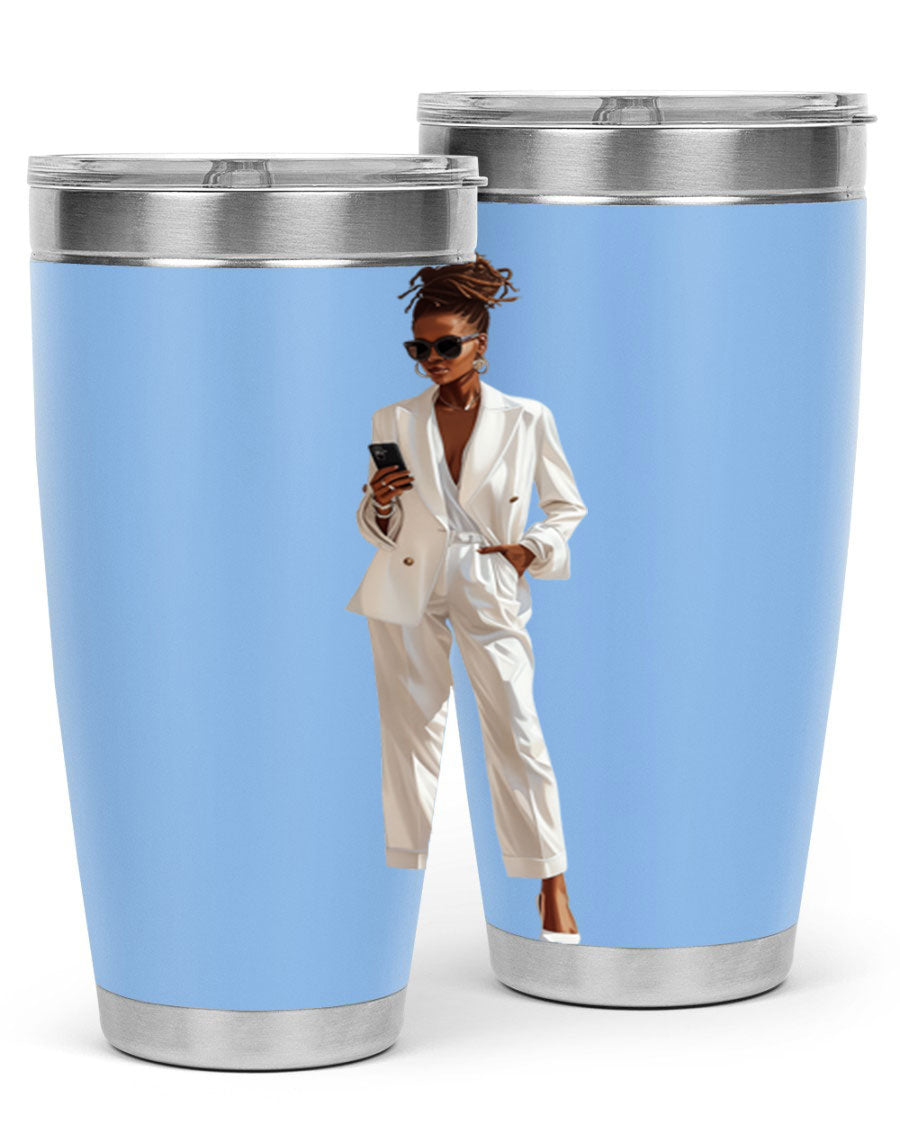 Stylish African American girl cotton tank top displayed on a mannequin, showcasing its vibrant color and comfortable fit.