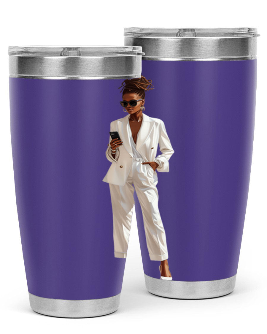 Stylish African American girl cotton tank top displayed on a mannequin, showcasing its vibrant color and comfortable fit.