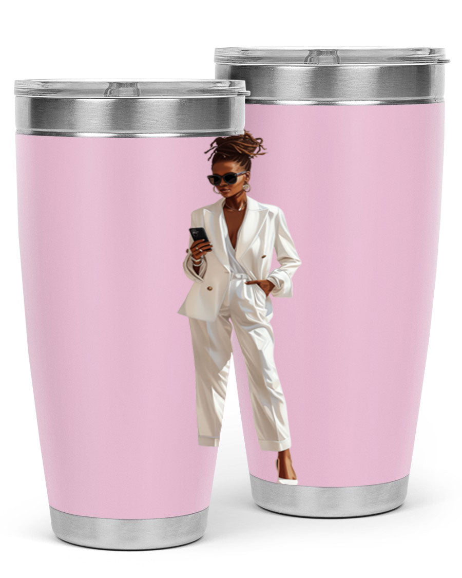 Stylish African American girl cotton tank top displayed on a mannequin, showcasing its vibrant color and comfortable fit.