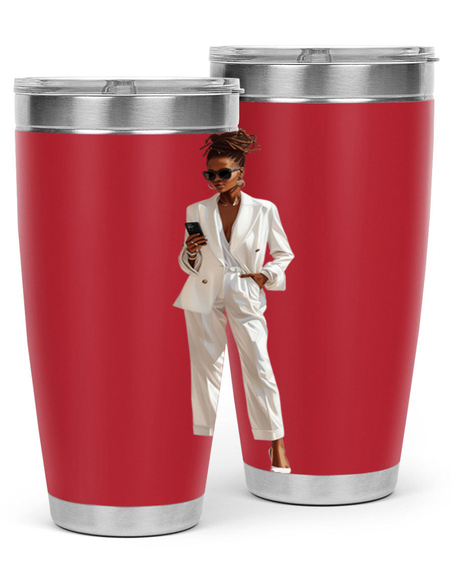 Stylish African American girl cotton tank top displayed on a mannequin, showcasing its vibrant color and comfortable fit.