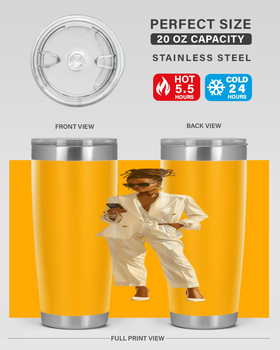 Stylish African American girl cotton tank top displayed on a mannequin, showcasing its vibrant color and comfortable fit.