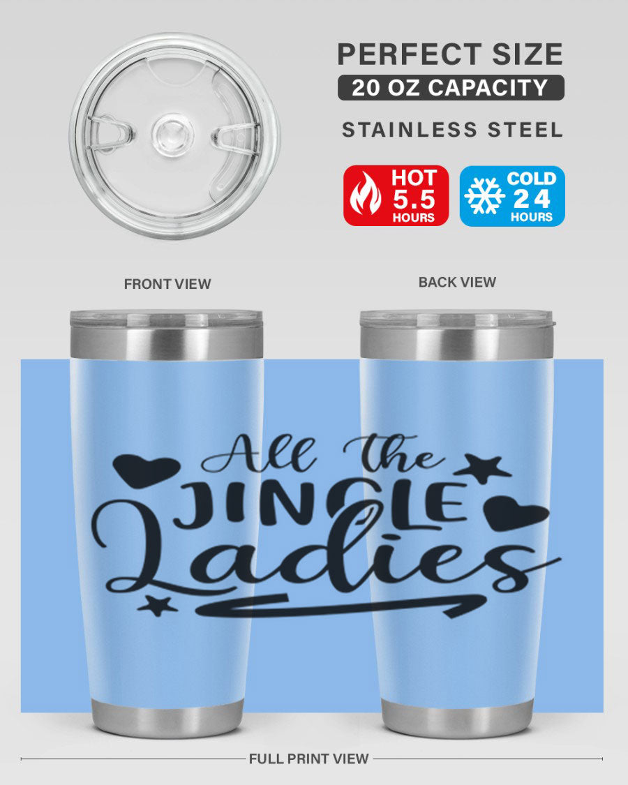 All The Jingle Ladies Cotton Tank featuring a stylish design, made from soft, breathable cotton, perfect for casual wear.