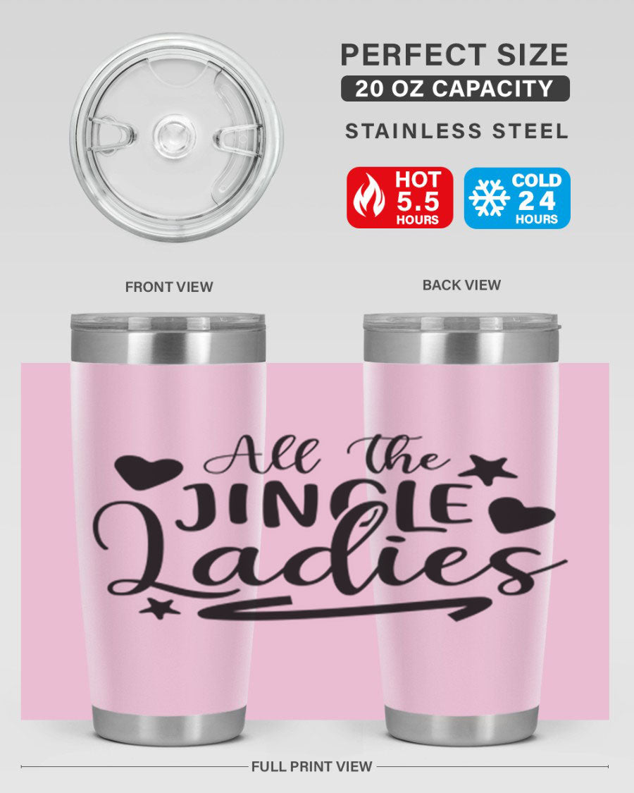 All The Jingle Ladies Cotton Tank featuring a stylish design, made from soft, breathable cotton, perfect for casual wear.