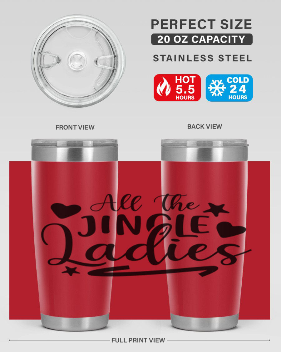All The Jingle Ladies Cotton Tank featuring a stylish design, made from soft, breathable cotton, perfect for casual wear.