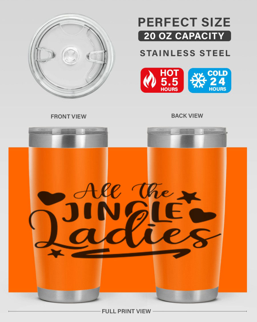 All The Jingle Ladies Cotton Tank featuring a stylish design, made from soft, breathable cotton, perfect for casual wear.