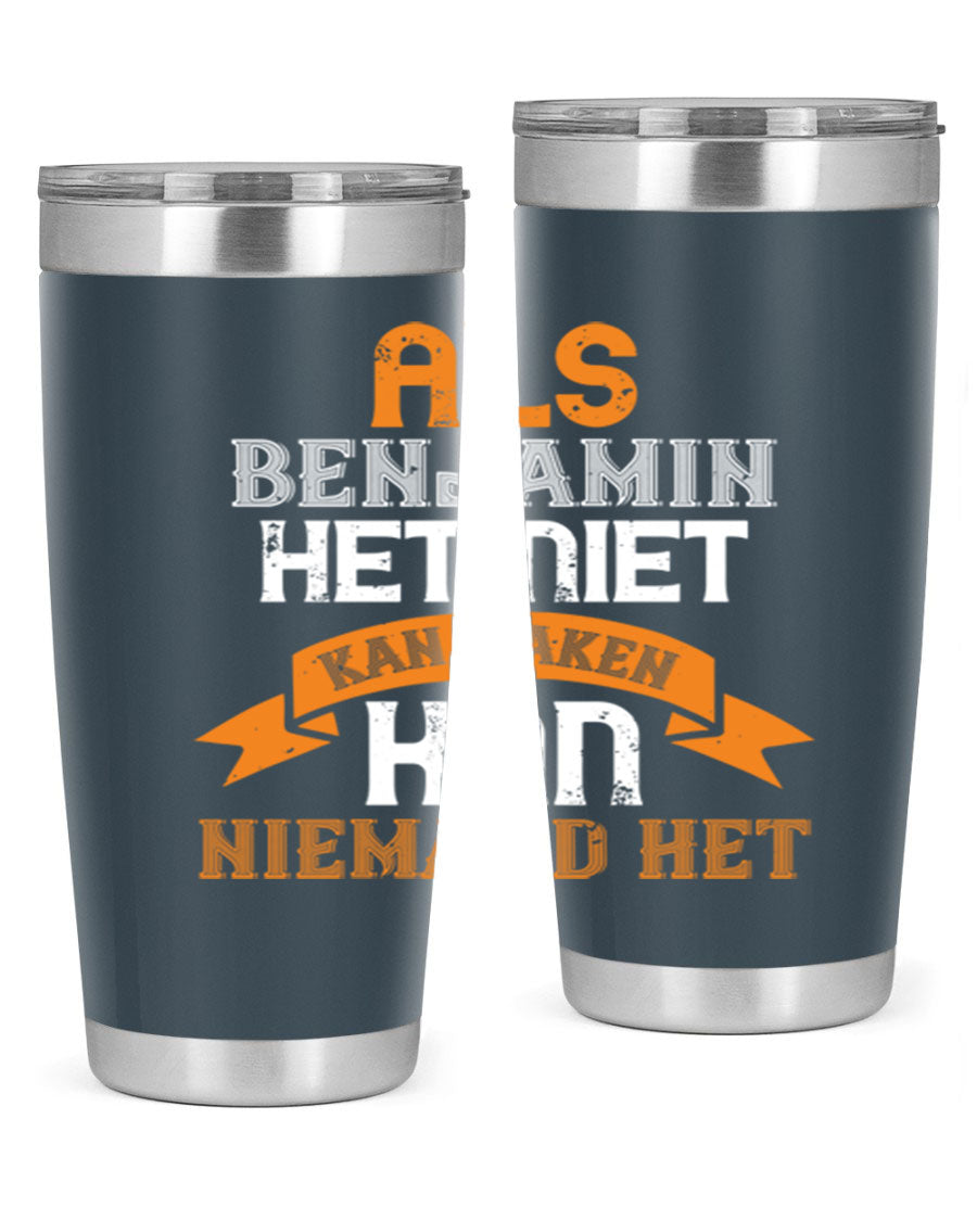 A stylish 20oz and 30oz stainless steel tumbler with a press-in lid, designed for keeping drinks hot or cold, featuring a unique print for grandpa or papa.