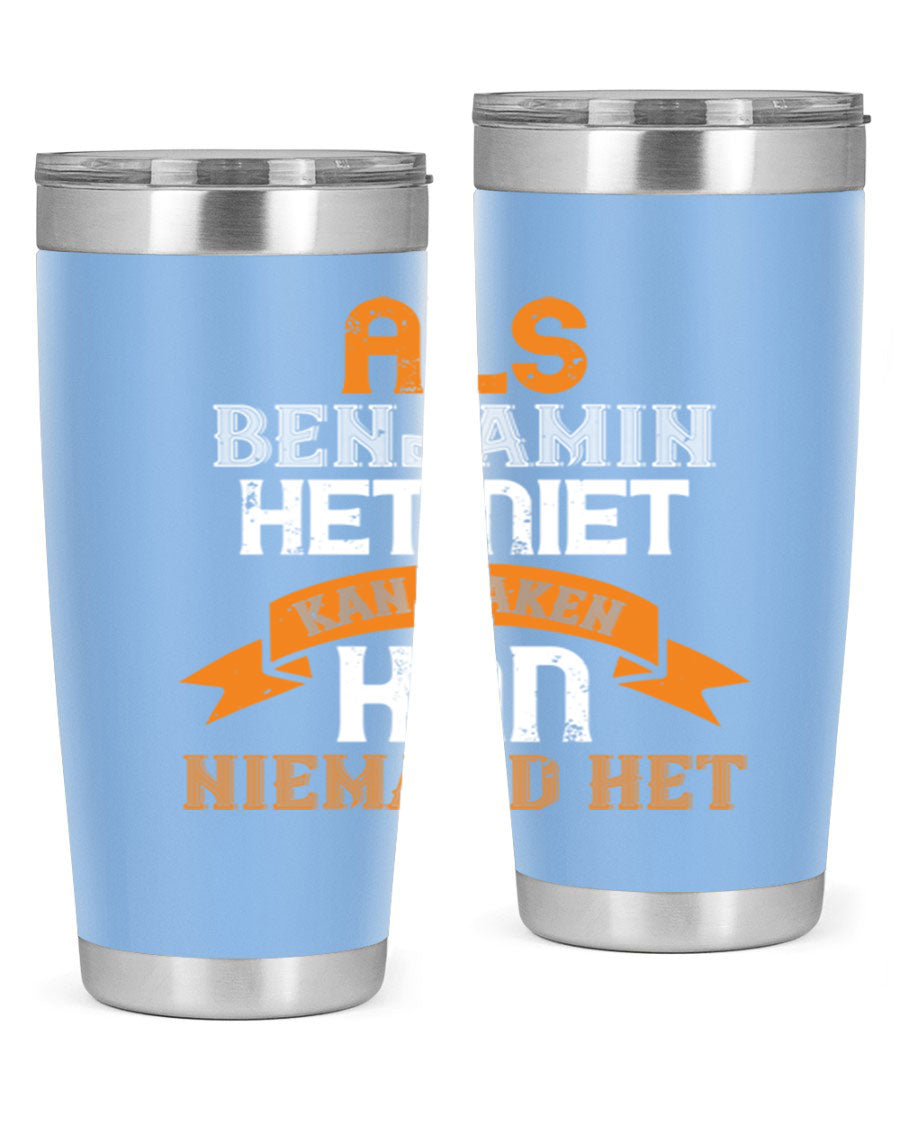 A stylish 20oz and 30oz stainless steel tumbler with a press-in lid, designed for keeping drinks hot or cold, featuring a unique print for grandpa or papa.