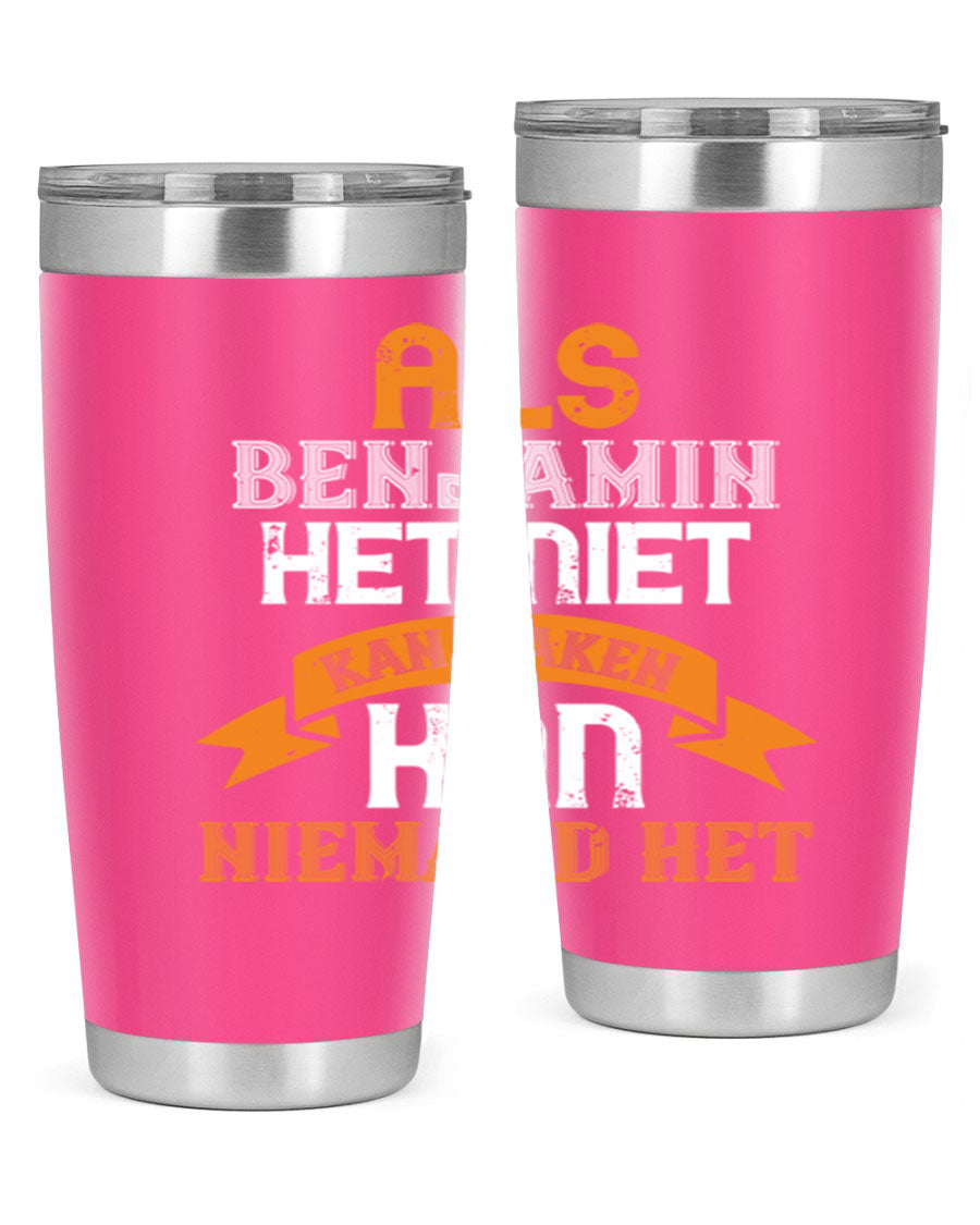 A stylish 20oz and 30oz stainless steel tumbler with a press-in lid, designed for keeping drinks hot or cold, featuring a unique print for grandpa or papa.